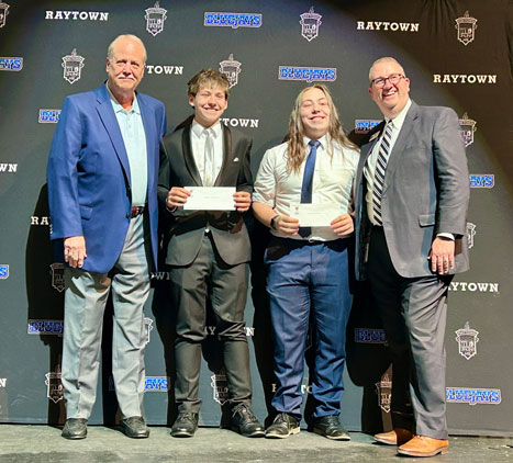 Scholarship winners Lucas & Samuel McCarroll